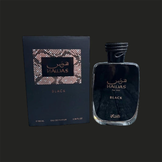 Hawas Black – Rasasi 100 ml Eau de Parfum