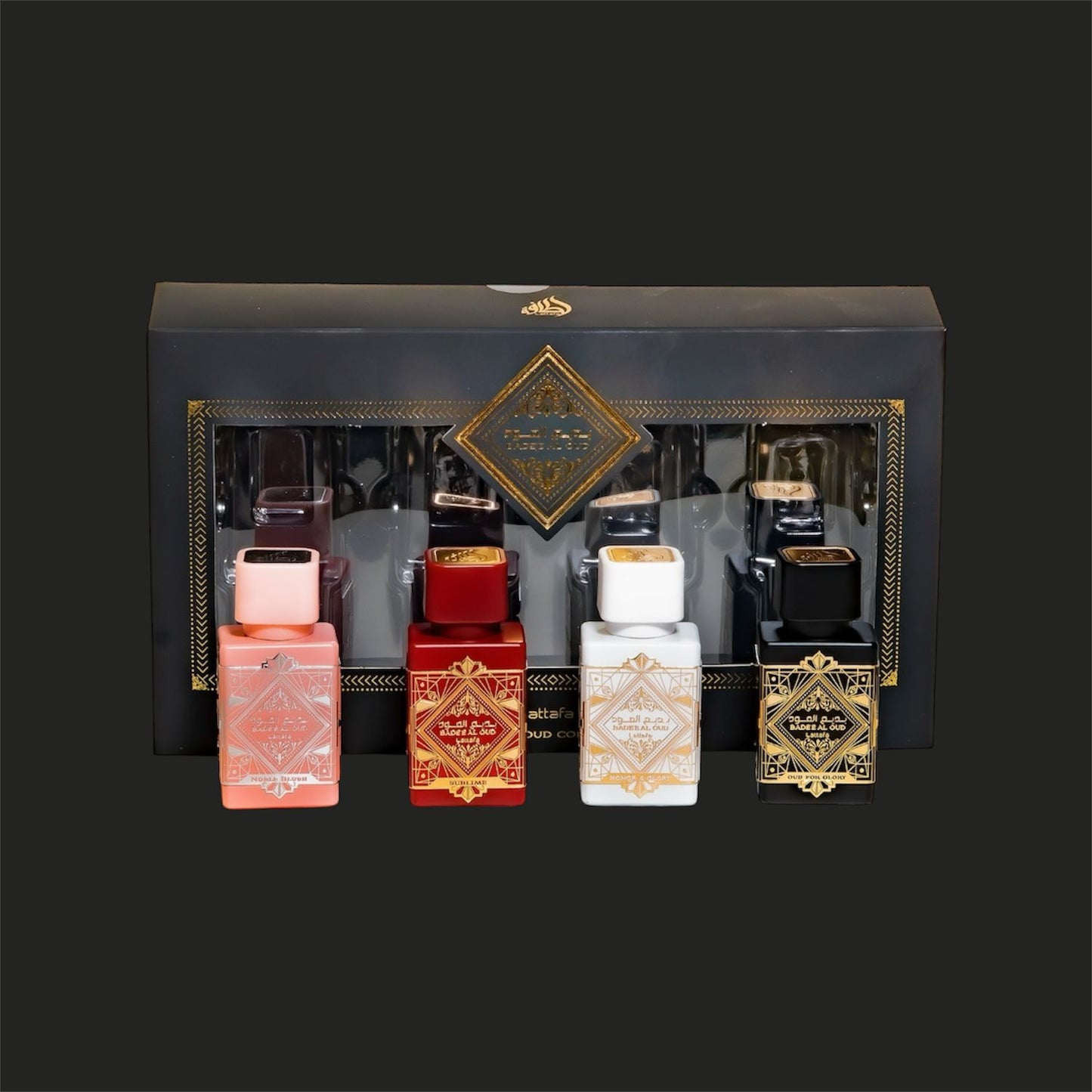 4 Pack – Fragancias Badee Lattafa 25 ml Eau de Parfum